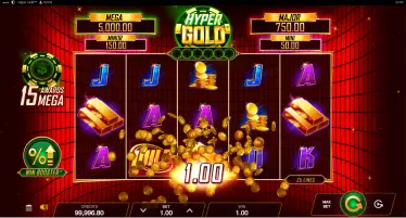 Hyper Gold slot - special features
